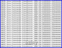 104-4138 OEM Toro Snowthrower Snowblower Scraper 38600 38601 38602 38603