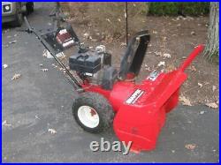 10 HP 2 Stage Snapper Snow Blower Thrower, Electric Start NO SHIPPING Runs Gd