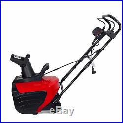 18 1600W 13 Amp Electric Snow Blower Thrower Throws Snow Up to 30' 180 Degree