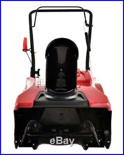 18 inch Single Stage Electric Start Gas Snow Blower Snow Thrower New