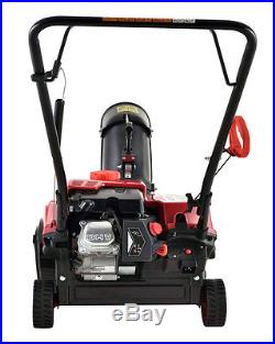 18 inch Single Stage Electric Start Gas Snow Blower Snow Thrower New