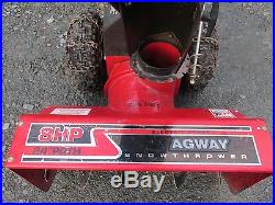 1993 Vintage Agway/Noma 2 Stage Snow Blower 8 HP 24 Cut Runs Nice! LQQk