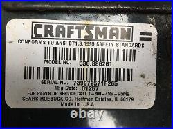 2001 Craftsman 26 9 HP Snowblower Model 536.88261 Wheels (tires and rims)