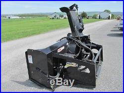 2016 Meteor 76 Snow Blower, Skid Loader Mount, Hydraulic Drive, Barely Used