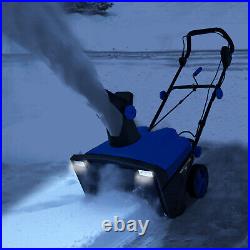 20 Electric Snow Thrower 15Amp Snow Clearing Machine with Rotatable Chute Blue