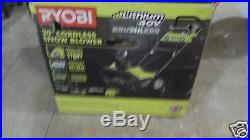 20 in. 40-Volt Brushless Cordless Electric Snow Blower RY40811