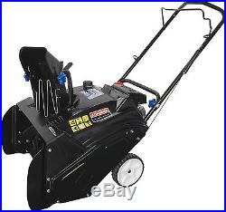 21 Inch Single Stage Snow Blower With Electric Start
