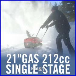 21 inch Single Stage Gas Snow Blower PSSW21