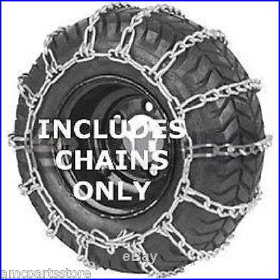 23X1050X12 Tractor Tire Chains, 2 Link Spacing