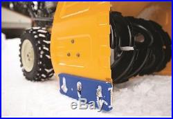 243cc Two-Stage Electric Start Gas Snow Blower Power Steering Steel Chute