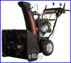 24 In. 2-Stage Electric Start Gas Snow Blower Thrower Snowblower Free Shipping