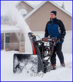 24 in. 2-Stage Electric Start Gas Snow Blower Thrower Snowblower Two-Staged NEW
