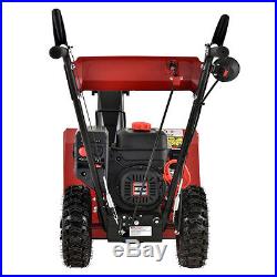 24 inch 212cc Two-Stage Electric Start Gas Snow Blower/Snow Thrower