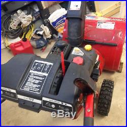 24 troy built snowblower 2 stage electric start! 2410