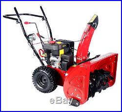 26 inch 212cc Two-Stage Electric Start Gas Snow Blower Snow Thrower