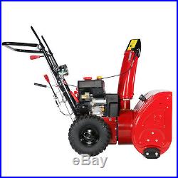 26 inch 212cc Two-Stage Electric Start Gas Snow Blower/Thrower
