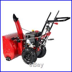 26 inch 212cc Two-Stage Electric Start Gas Snow Blower/Thrower