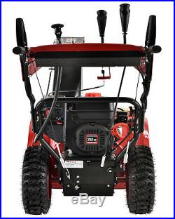28 inch 252cc Two Stage Electric & Recoil Start Gas Snow Blower Snow Thrower