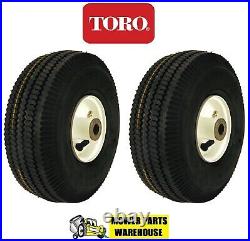 (2) Replacement Toro 105-3471 Time Cutter Wheel Tire Assembly 4.10 3.50 4 3/4 ID