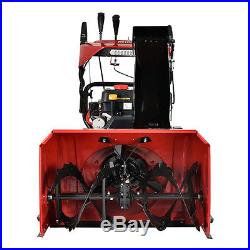30 inch Snow Blower Snow Thrower Two Stage Electric Start 302cc Gas Snow Engine