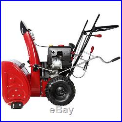 30 inch Snow Blower Thrower Two Stage Electric Start Gas Including the Cover New