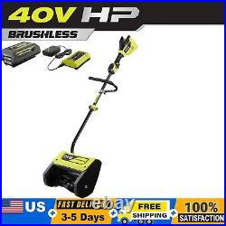 40V HP Brushless 12 in Cordless Electric Snow Shovel with 4.0 Ah Battery & Charger