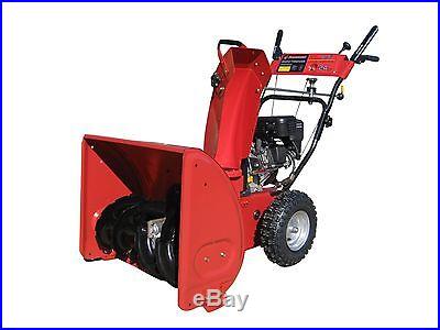 6.5 HP 196CC two stage 24 Snow Blower & thrower with electric Start NEW Model