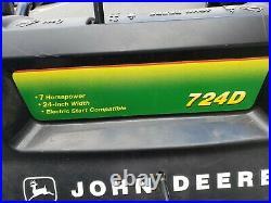 724d John Deere snow blower ready