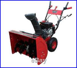 7651 24-Inch 208CC LCT Gas Powered Two Stage Snow Thrower With Electric Start