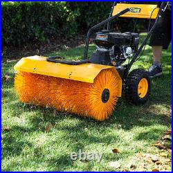 7HP Walk-Behind Power Sweeper 31 Gas-Powered Snow Driveway Walkway Dirt Broom