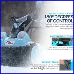 ALPHAWORKS-GUT111 120V Corded Walk-Behind LED Headlights Electric Snow Thrower
