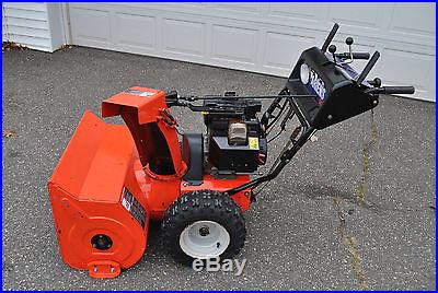 ARIENS 28'' 10 H. P. 2-STAGE BLOWER-ELEC. STRT-HEATED GRIPS-LIGHT-X-TRA WIDE TIRE