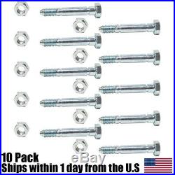 Ariens 2 Stage Snow Thrower Shear Pins Bolts Auger 51001500 510015 10 Pack Bolt