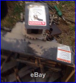 BERCOMAC 40 SNOWBLOWER WITH MOUNTING BRACKET/WEIGHTS/CHAINS/BOOKLET