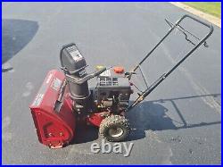 CRAFTSMAN 22 Electric Start Snow Blower Thrower 179cc Two -Stage New Wheels