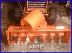 Case Ingersoll Tractor 222 Snow Blower Cab Garden Tractor