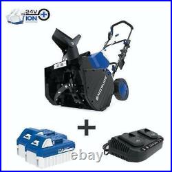 Cordless Snow Blower Kit 48-Volt ION + 48V, 4.0-Ah, 18-In With Charger + Battery
