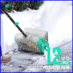 Cordless Snow Shovel, 20V 12-Inch Battery Powered Snow Thrower, Battery Snow Blo