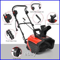 Costway 18-Inch 15 Amp Electric Snow Thrower Corded Snow Blower 720Lbs/Minute