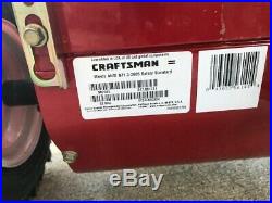 Craftsman 24 two stage snow blower, elec start, 6 sp withreverse