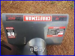 Craftsman Gas 5.0 HP 22 Inch Dual Stage Snow Thrower Recoil / Electric Start