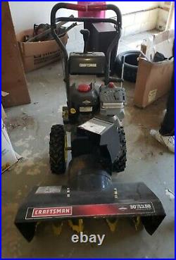 Craftsman Heavy Duty 30 SnowBlower Dual Stage Electric Start Local Pickup