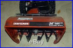 Craftsman Snow Blower Gas Two Stage Thrower 24 179cc Electric Start