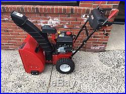 Craftsman Two Stage 24 in. 208 cc Push Button Start Snow Blower