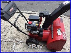 Craftsman Two Stage 24 in. 208 cc Push Button Start Snow Blower