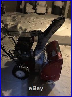 Craftsman Two Stage 24 in. 208 cc Push Button Start Snow Blower New in 2014