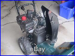Craftsman snow blower, 9 HP, Self-propelled dual stage, electric start