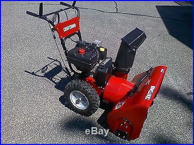 Craftsman two-stage Snowblower, 29 inch electric start, used once, runs great