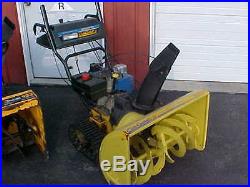 Cub Cadet 1030TE / 2 Stage Snow Blower with Electric Start on Tracks