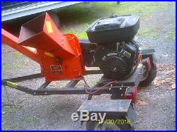 DR wood chipper tow behind road legal 18 hp electric start very low hours